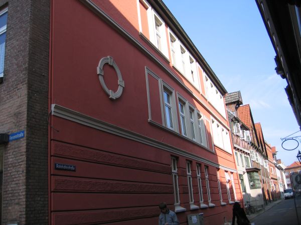 Sanierte Fassade in der Lüneburger Innenstadt